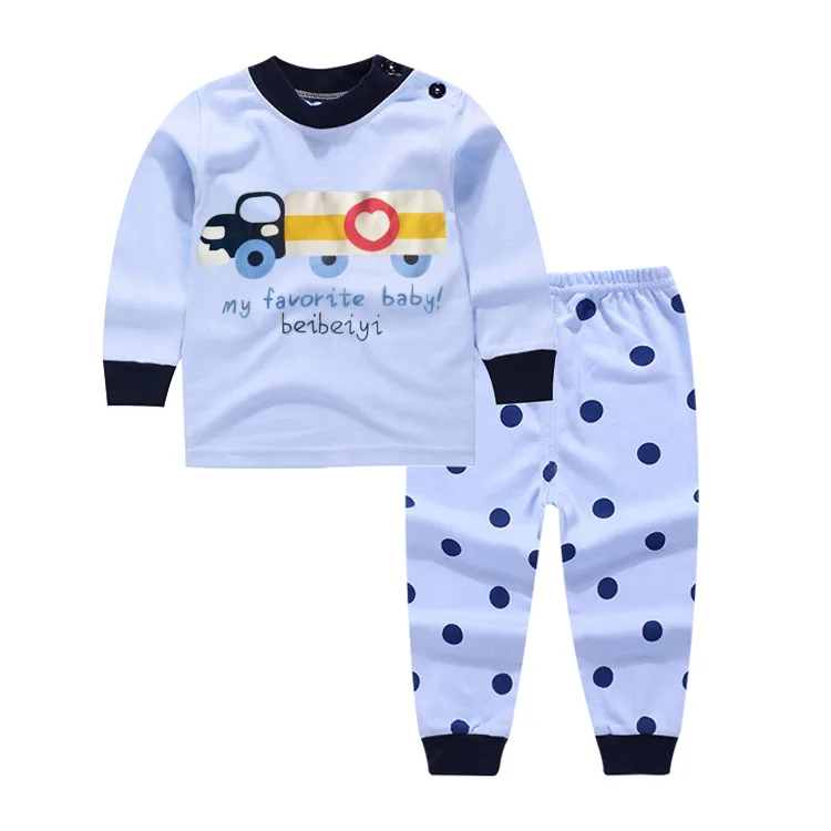 

2017 Children Baby Girl Cartoon cars t shirt+pants 2PCS Clothes Set Suit Top Sweater clothing set baby boy Cotton suits Winter