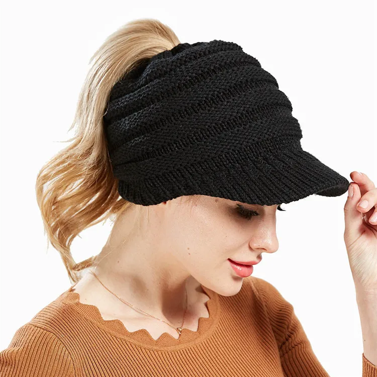 2018 New Autumn And Winter Fashion Lady Warm Hat For Women's Caps Skullies & Beanies Wool Acrylic Casual Solid Hat ACI126 (1)