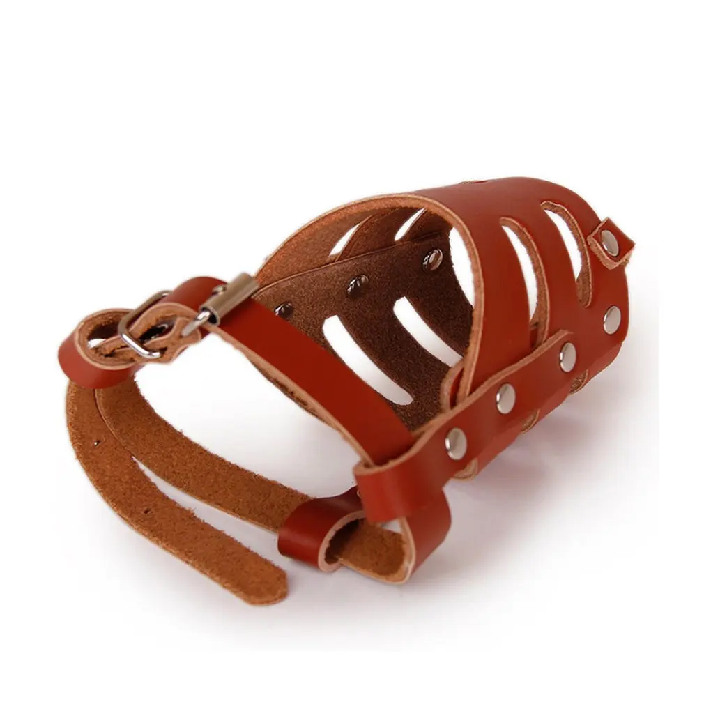 

Pet Dog Muzzle Adjustable Breathable Mask Anti Bark Bite Chew Safety for Small Large Dogs Mouth Soft Muzzles Training