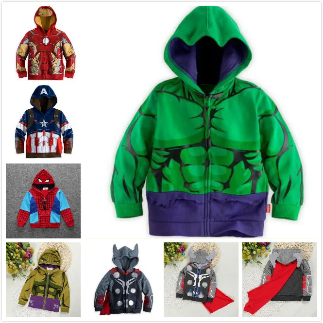 

Zipper shirt Children's Coat boys hoodies jackets Kids cartoon Clothes baby outerwear for Spring Autumn Retail New Listing
