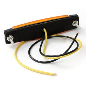 

Super Bright Light Buses Lamp Trucks Car Side Sign Taillights Trailers Wagons ABS Material Yellow 10pcs