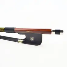 Natural BLACK Horse Hair FRENCH Bass Bow 4/4 Size ! Gorgeous BALANCED and Great Flexibility, Wonderful String Instrument Part!!