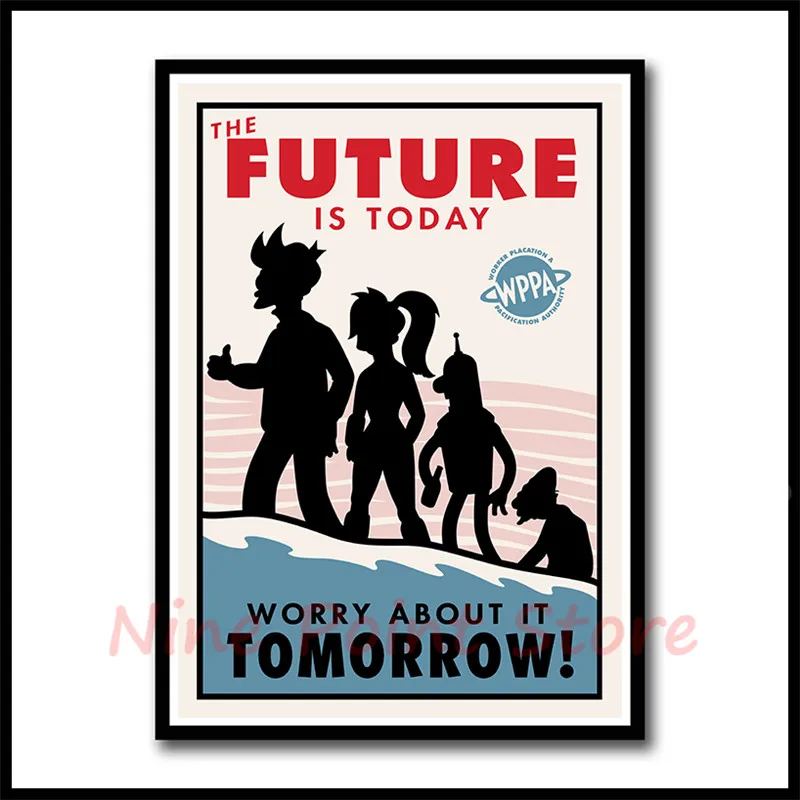 Futurama Американский комикс ТВ серия бумага с покрытием плакат стены искусства картины плакаты и принты для гостиной домашний декор бескаркасные