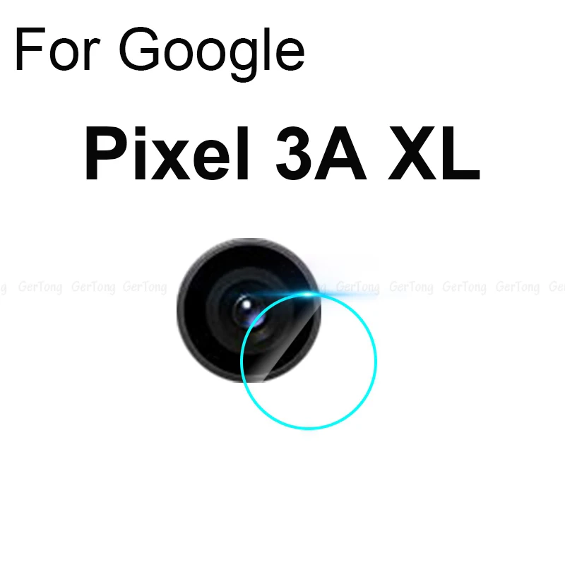 GerTong 2 шт Защитное стекло для объектива для Google Pixel 3A XL закаленное стекло для Google Pixel 3A Защитная пленка для экрана камеры - Цвет: For Pixel 3A XL