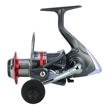 

REELSKING 13 + 1BB Gear Ratio Up to 5.2:1 Spinning Fishing Reel with Exchangeable Handle Automatic folding for Casting Line
