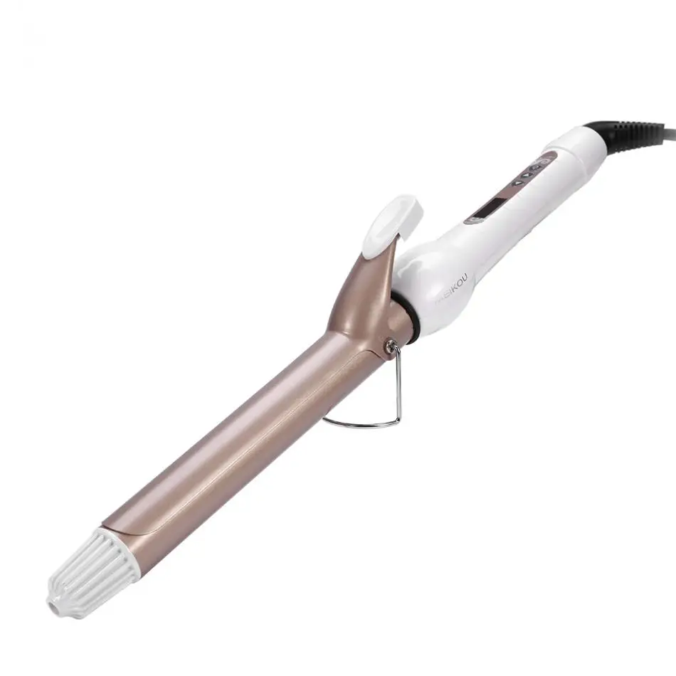 Электрический ЖК дисплей турмалин керамическое покрытие бигуди Ролик для женщин Professional щипцы для завивки волос красота инструмент укладки CN Plug