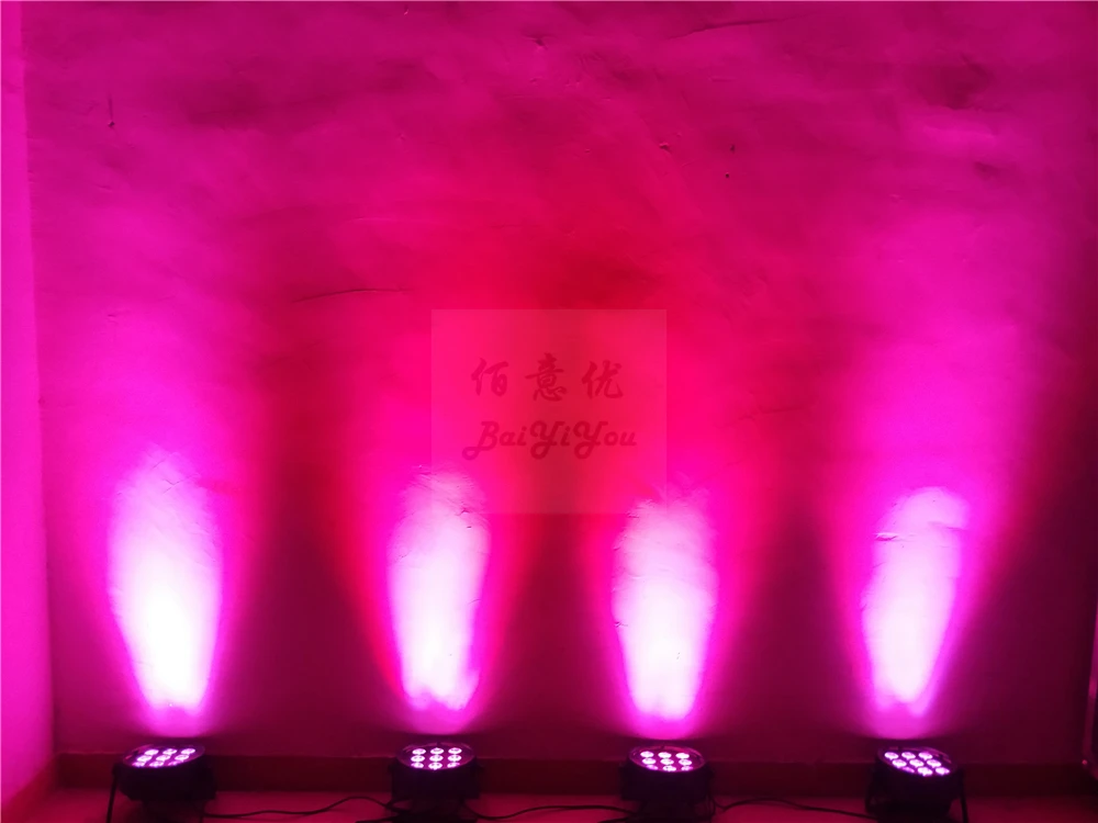 9pcs LED Flat PAR 42