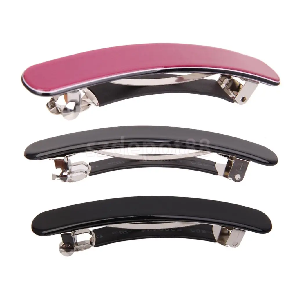 3pcs Fashion Girls Acrylic Hair Clip Barrette Hairpin Ponytail Holder Korean Style Fascinators Headpieces