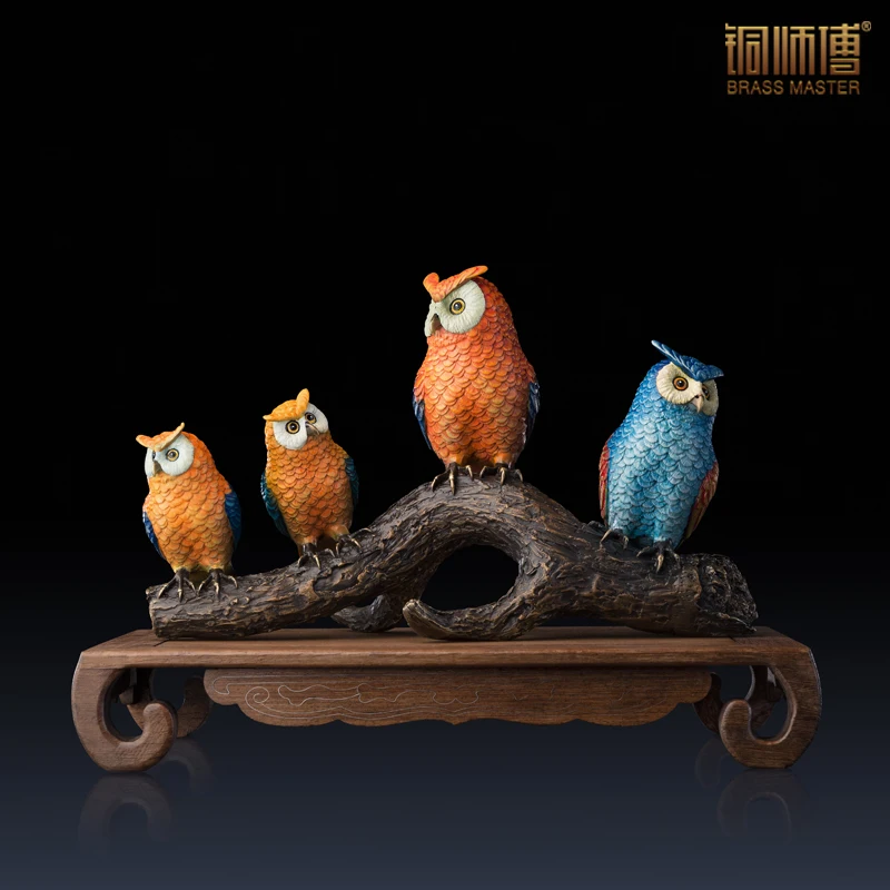 

Master copper copper ornaments "a pro (painted version)" Home Furnishing copper crafts jewelry ornaments