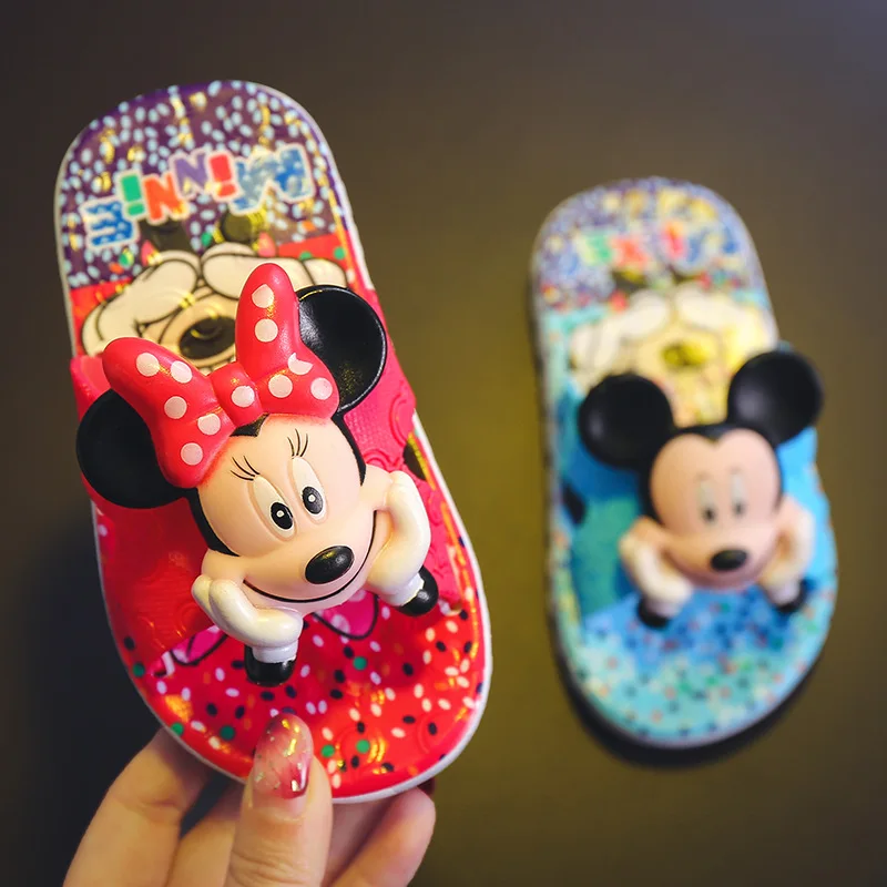 Fashion Children Slippers for Girls Boys Cute Cartoon Micky Baby Shoe Summer Kids Slippers Casual Non-slip Comfortable Shoes