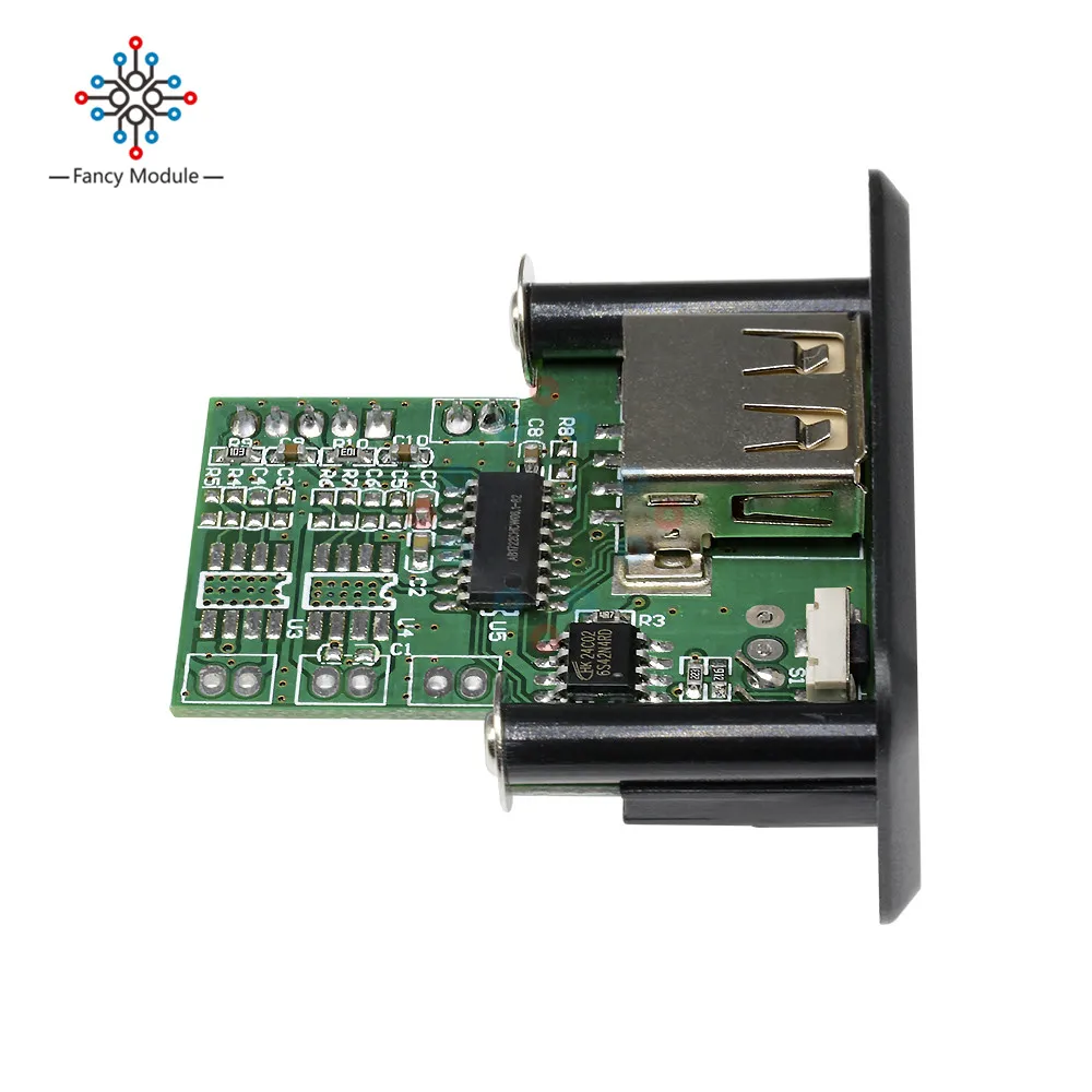 Мини MP3 декодер 5 в 7 12 В плата USB TF U Disk Reader плеер усилитель с ИК пультом
