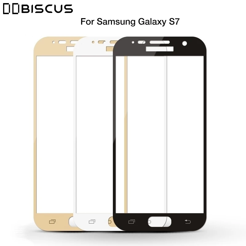 

Tempered Glass Screen Full Cover Protector For Samsung Galaxy S7 S 7 G930 SM-G930F G930F G930H G930F/DS Premium Protective Film