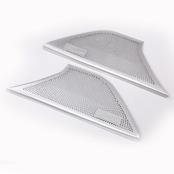 

Car Styling Inner Decoration Interior Mouldings Door Upper Sound Hi-Fi Stereo Speaker Cover Net for BMW 5 Series G30 2018