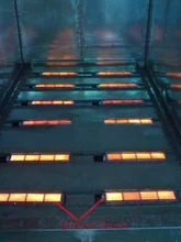 Auto control Infrared industrial gas heater system for curing oven, gas powder coating paint booth Burners system custom made
