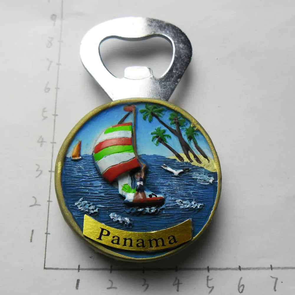 

Panama Fridge Magnets Travel Destination Souvenirs Bottle Opener Home Decoration