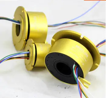 

Moflon slipring slip ring with frange mounting 2~200wires OD86mm optional electric slip ring