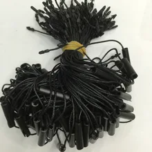 В хорошего качества черный воск бирка строка в одежды, бирка строки шнура для одежды, нанизывая цена круглый носок