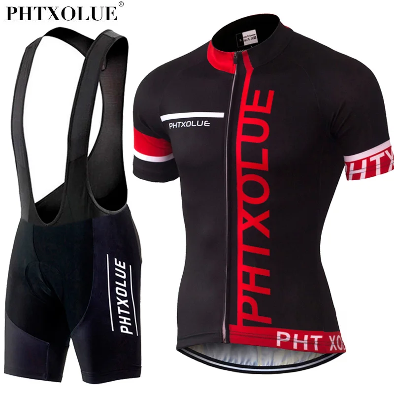 PHTXOLUE 2019 الدراجات الملابس دراجة ارتداء/تنفس دراجة الملابس الدراجات مجموعات/قصيرة الأكمام الدراجات الفانيلة مجموعات