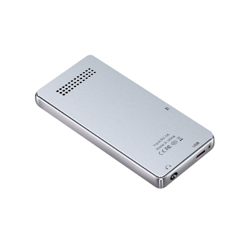 Top Brand MP4 Player Mahdi M360 4G/8G Alarm Clock FM Radio E-Book Recording Speaker TF New Metal Sport MP4 With Armband Earphone