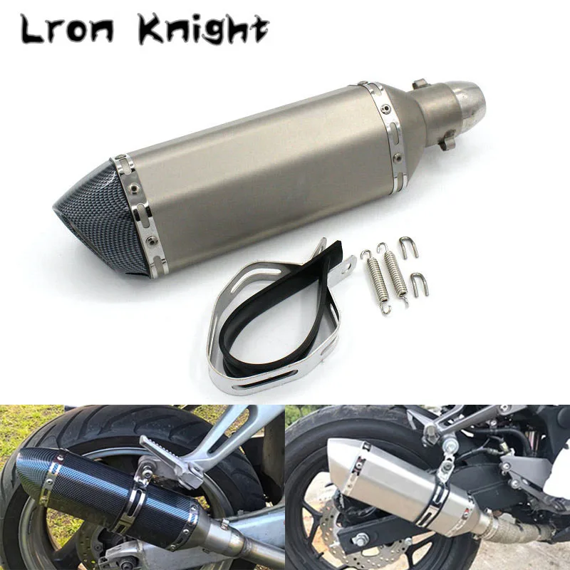 

For YAMAHA MT-10 YZFR3 YZF R1 YZFR1 FZ6 FAZER FZ6R FZ8 MT-07 FZ-07 51mm Universal Motorcycle Accessories Exhaust Pipe Muffler