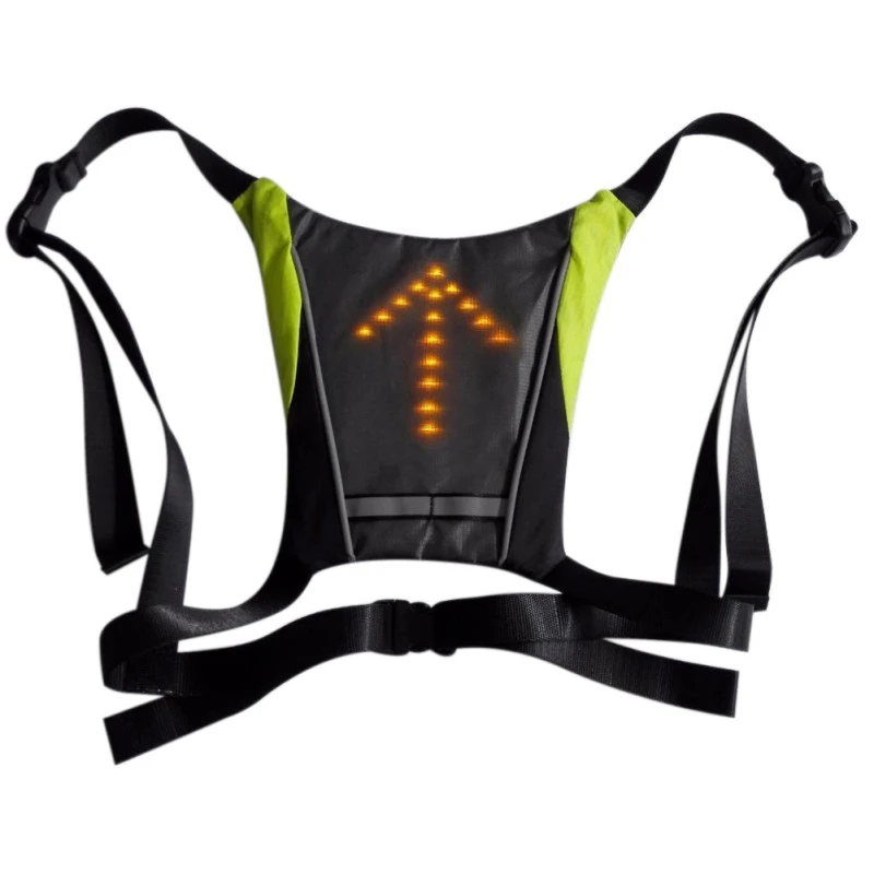 

2019 Reflective Safety Vest Outdoor Waterproof 30 pieces LED lights Warning Light Safety Jacket Signal Wireless Remote Control