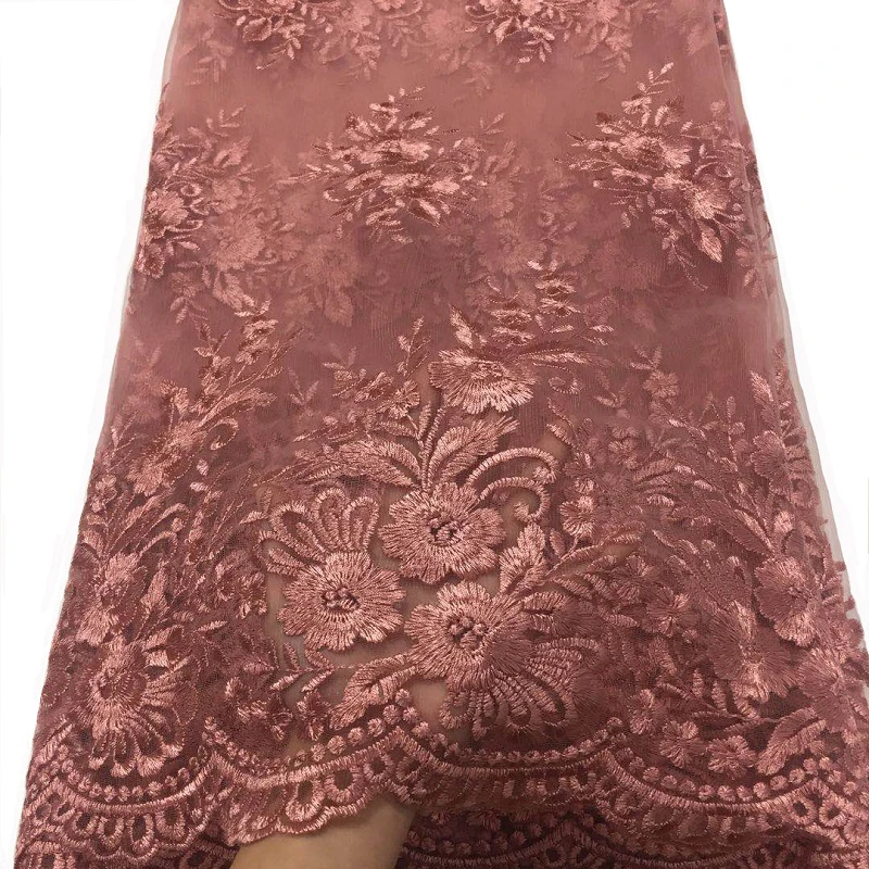 

PROMOTION SALE . 2yard/lot by Epacket High quality french net lace african lace fabric for wedding dress free shipping