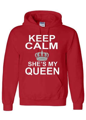 he my king she my queen hoodies