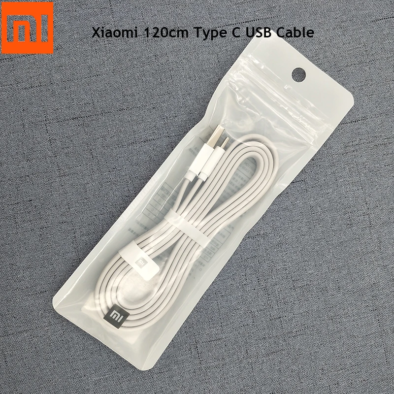 

Original Xiaomi 2A Fast Charge USB 3.1 Type C Cable 120cm Flat Data SYNC Line For Mi A1 5 5A 4C 5C 5s 5 plus 5X 6 6X 8 SE Mix 2