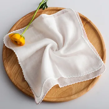 

10PCS Baby Feeding Towels 30cm Children Squares Handkerchief White Cotton Towel Kids Gauze Nursing Toweling chustki toalla T11
