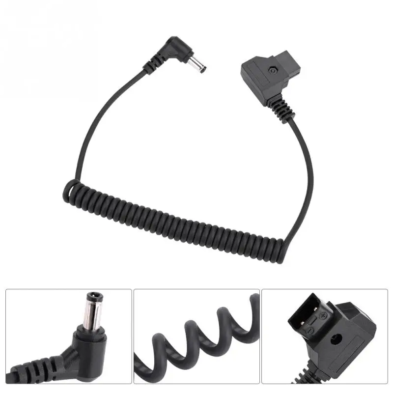 

D-Tap Male Connector to DC 5.5x2.5mm Adapter Cable Plug Power Cord Cable 2Pin Cable for BMCC BMPC 4K DSLR Camera