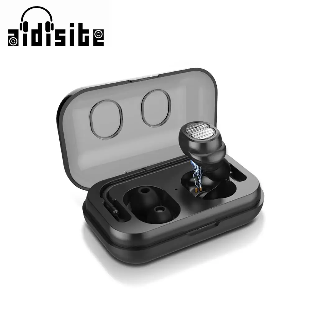 

AIDISITE Magnetic Bluetooth Earphone With Ear hook Wireless Headphone Noise Reduction With Mic Sport Bluetooth Headset