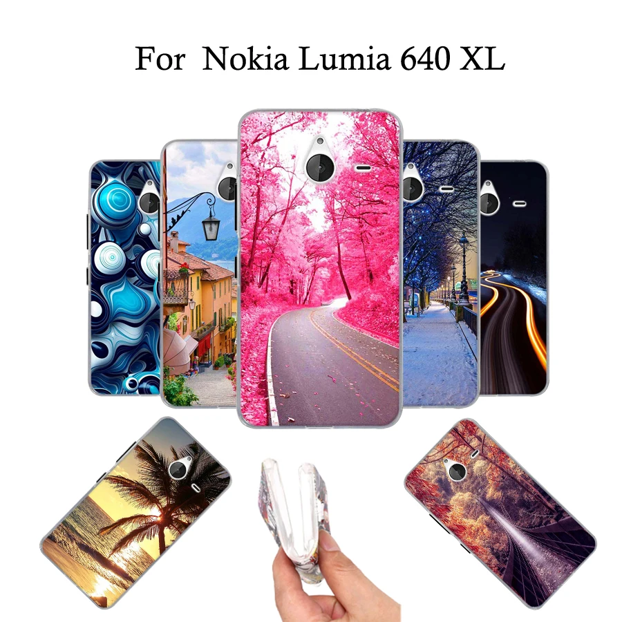 Чехол для Nokia Lumia 640 XL роскошный мягкий чехол из ТПУ с рельефным 3d-рисунком