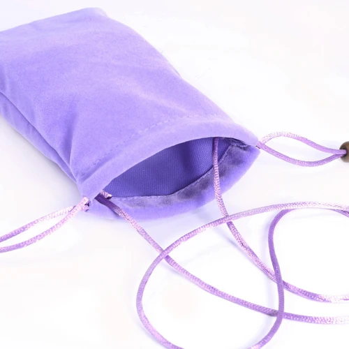 Премиум хлопок шейный ремень рукав телефон сумка чехол для huawei mate 20X Honor 8X Max note 10 Xiaomi Max для samsung - Цвет: Light purple