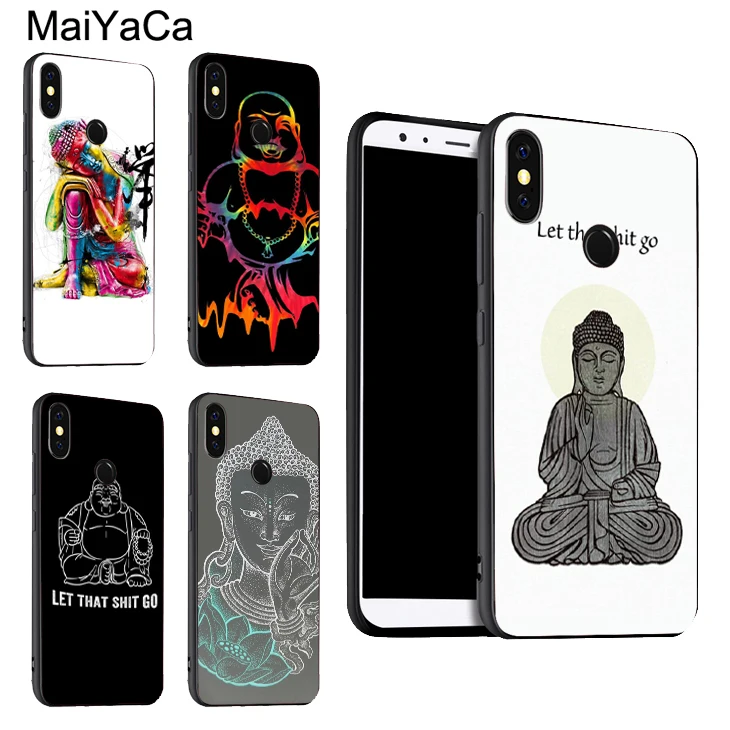 Чехол Let That shitgo Buddha для Xiaomi Redmi Note 10 Pro 7 8 8T 9S 9 чехол 9T 9C 9A 8A | Мобильные телефоны и
