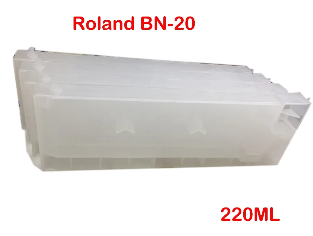 

BN20 Refillable Ink Cartridge For Roland VersaStudio BN-20 Printer Refill 220ML Eco Solvent Ink