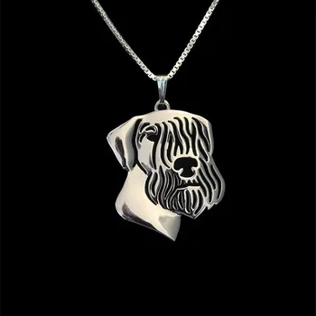

Cesky Terrier jewelry- Gold and silver pendant and necklace jewelry Simple abstract animal free ship 12pcs/lot
