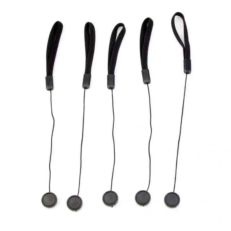 

5pcs/lot Lens Cover Cap Keeper Holder Rope Hanging Cord String For DSLR SLR Camera Accessories
