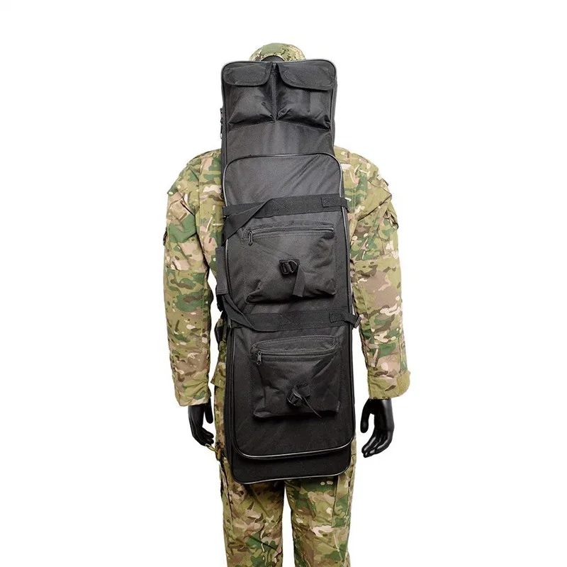 

Tactical Military 120CM Rifle Case Gun Bag with Shoulder Strap Airsoft Hunting Paintball Combat Backpack
