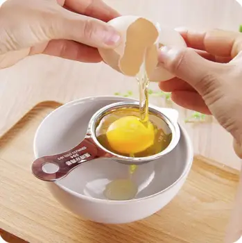 

304 Stainless Steel Egg Yolk Separator Egg Filter Egg Dividers