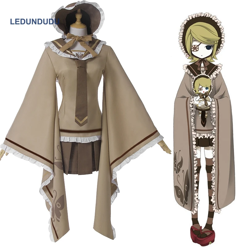 

Hot Anime Vocaloid Senbonzakura Kagamine Rin Uniform Women Party Cosplay Costumes for Halloween