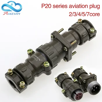 

air plug socket butt connector P20-2 .3.4.5.7 core circular diameter 20MM.