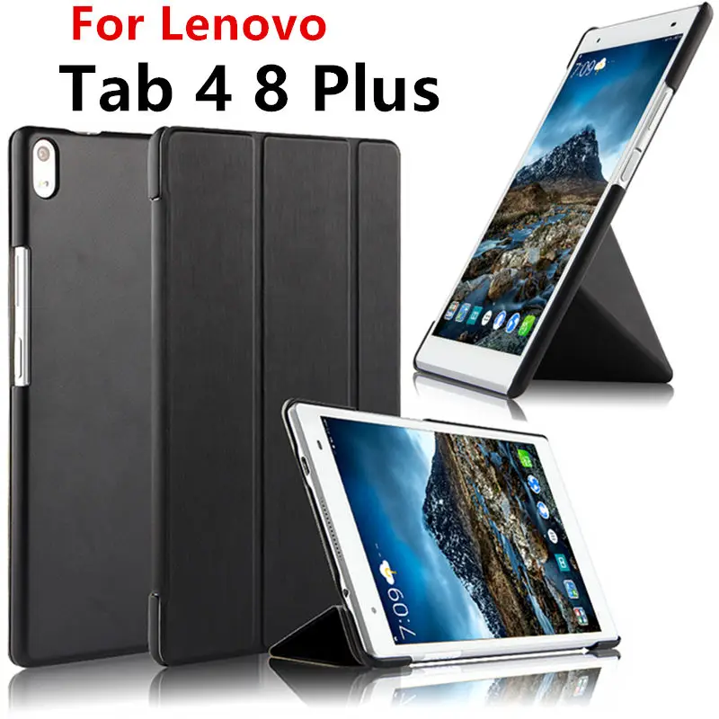 Чехол для Lenovo Tab 4 8 Plus Smart Cover tab4 plus 0 дюймов защитный чехол кожаный TB 8704F 8704N