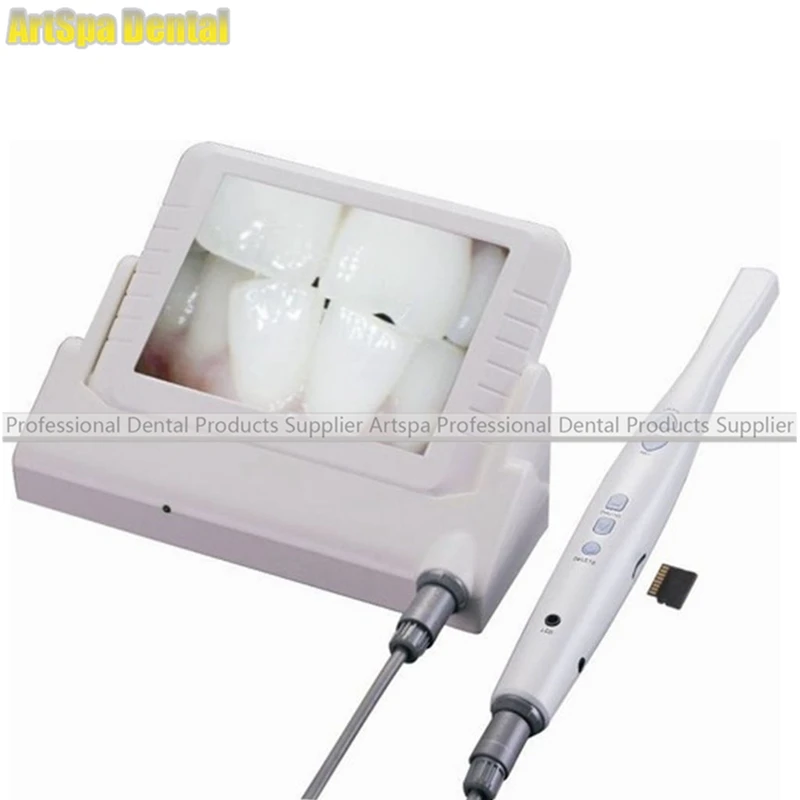  Dental Digital Intra Oral Camera CMOS 6 LED 8 Inch LCD Display PAL/NTSC System Dental Portable Intr - 32829417377