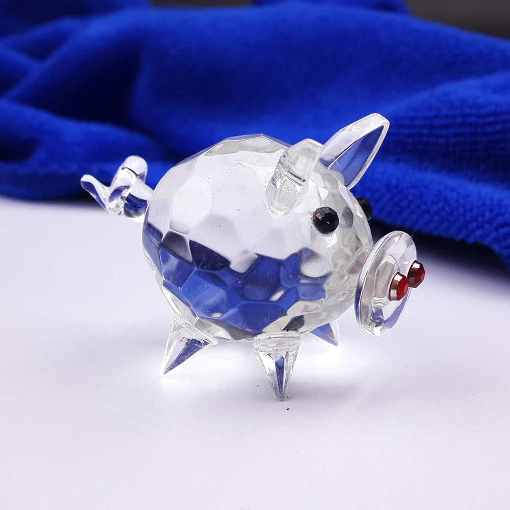 30PCS/LOT Mini Cute Crystal Pig Art Glass Figurines Glass Pig Sculpture Home Decoration 30PCS/LOT Mini Cute Crystal Pig Art Glass Figurines Glass Pig Sculpture Home Decoration