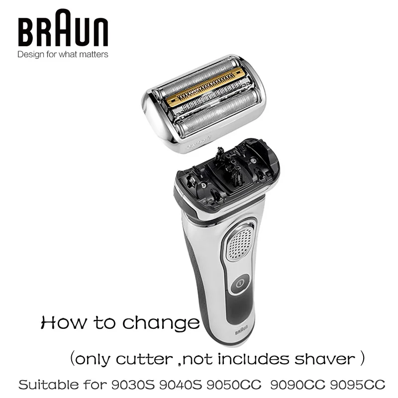 Braun Electric Shaver Razor Blade Series 9 Foil & Cutter Replacement Head Cassette