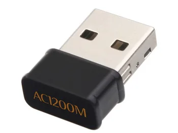 

50pcs Mini USB WiFi Adapter 802.11AC Dongle Network Card 1200Mbps 2.4G & 5G Dual Band Wireless Wifi Receiver for Laptop