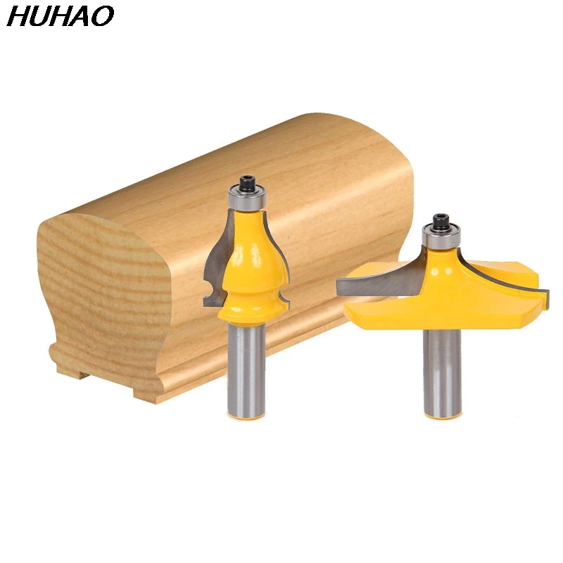 

2pcs/set Bit Handrail Router Bit Set - 1/2" Shank