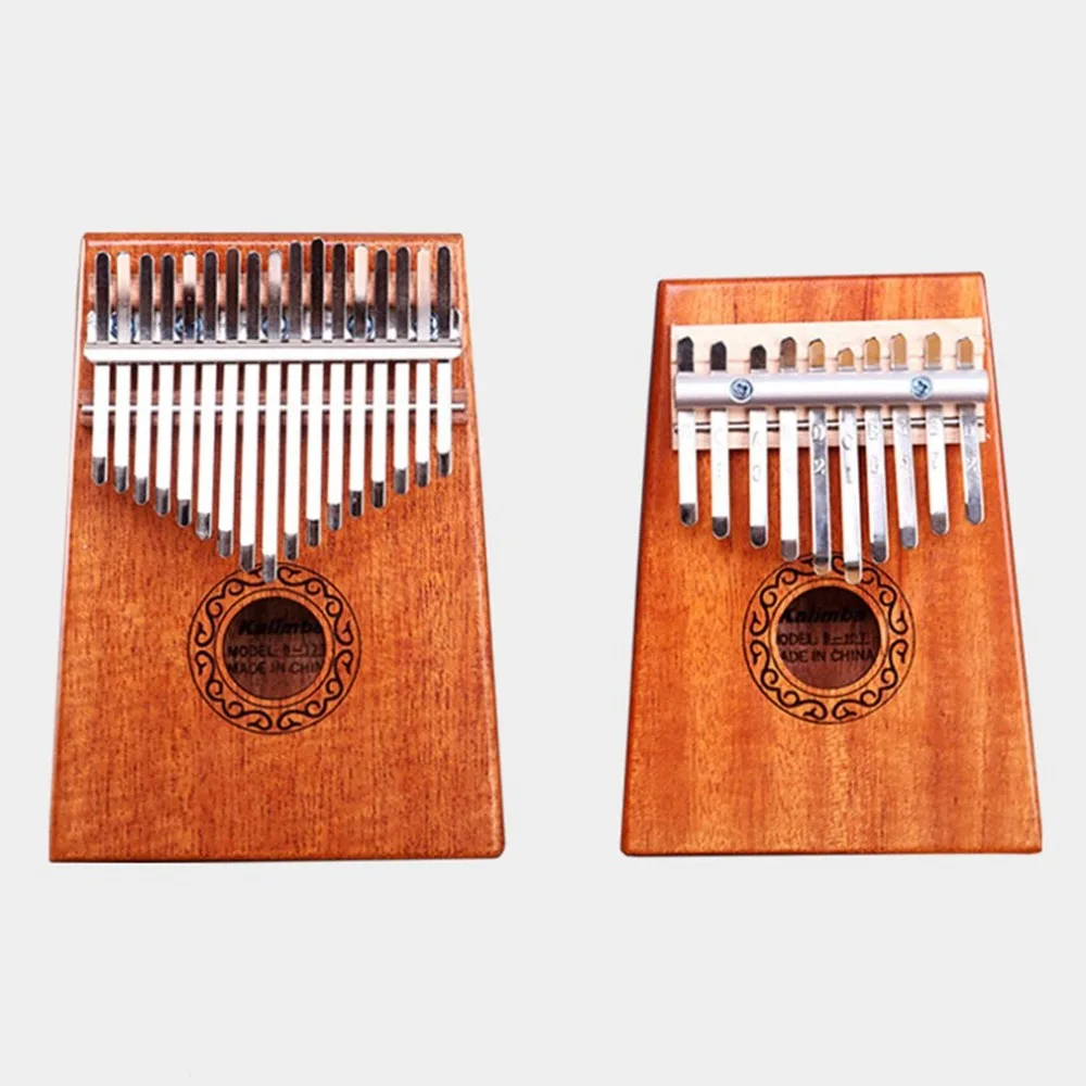 Mahogany Acacia Thumb Finger Piano 17 keys