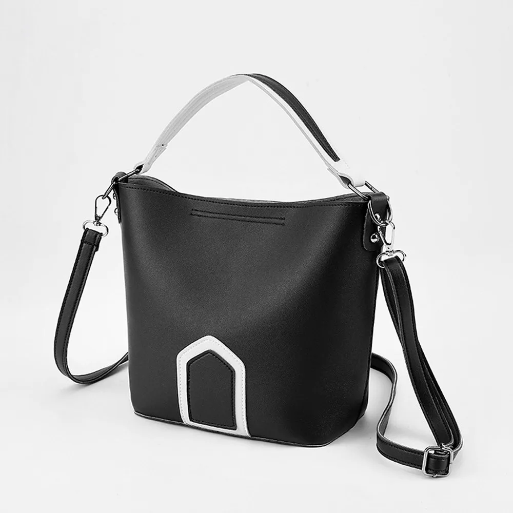 

OCARDIAN Women's Fashion Bucket Bags Female Panelled Bags Shoulder Bags Female Brand 2017 #1226