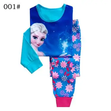 Весенне-осенние пижамы «I love my family» для мальчиков и девочек сезон детская одежда для сна детские пижамные комплекты - Цвет: color at picture